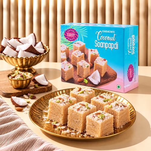 Coconut Soan Papdi